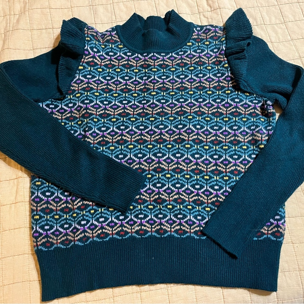 LOFT Ruffle Sweater